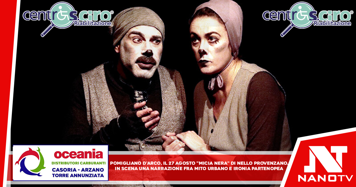 Pomigliano d’Arco, il 27 agosto ‘Micia Nera’ di Nello Provenzano In scena una narrazione fra mito urbano e ironia partenopea
