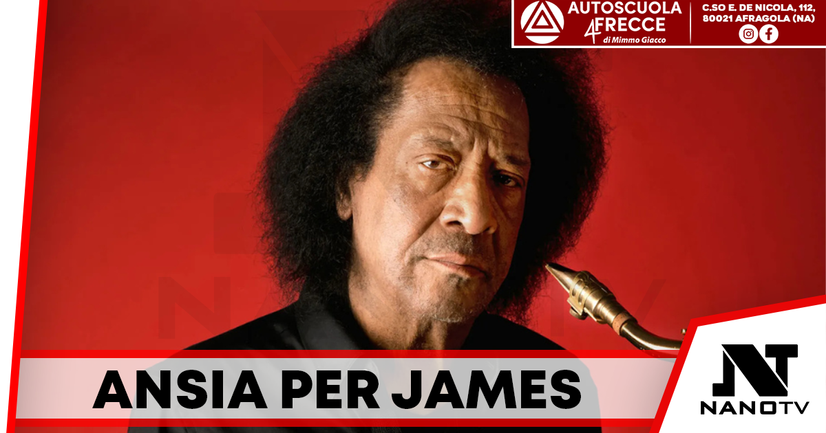 James Senese ricoverato per polmonite: è grave