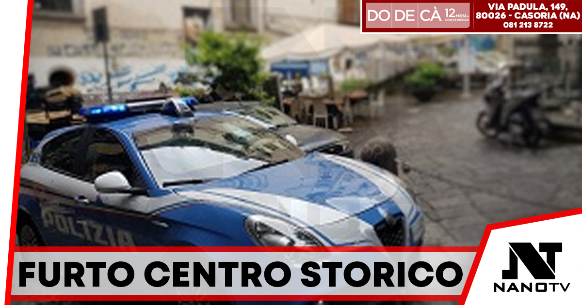 Centro storico, rubano cellulare a una donna: arrestati due giovani