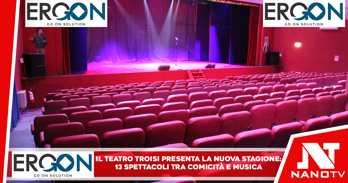 Il Teatro Troisi presenta la nuova stagione: 13 spettacoli tra comicità, musica e riflessione.