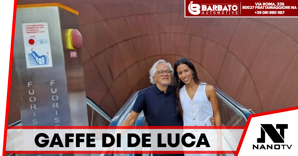 De Luca e la gaffe a Monte Sant’Angelo: scambia la moglie di Kapoor per la figlia