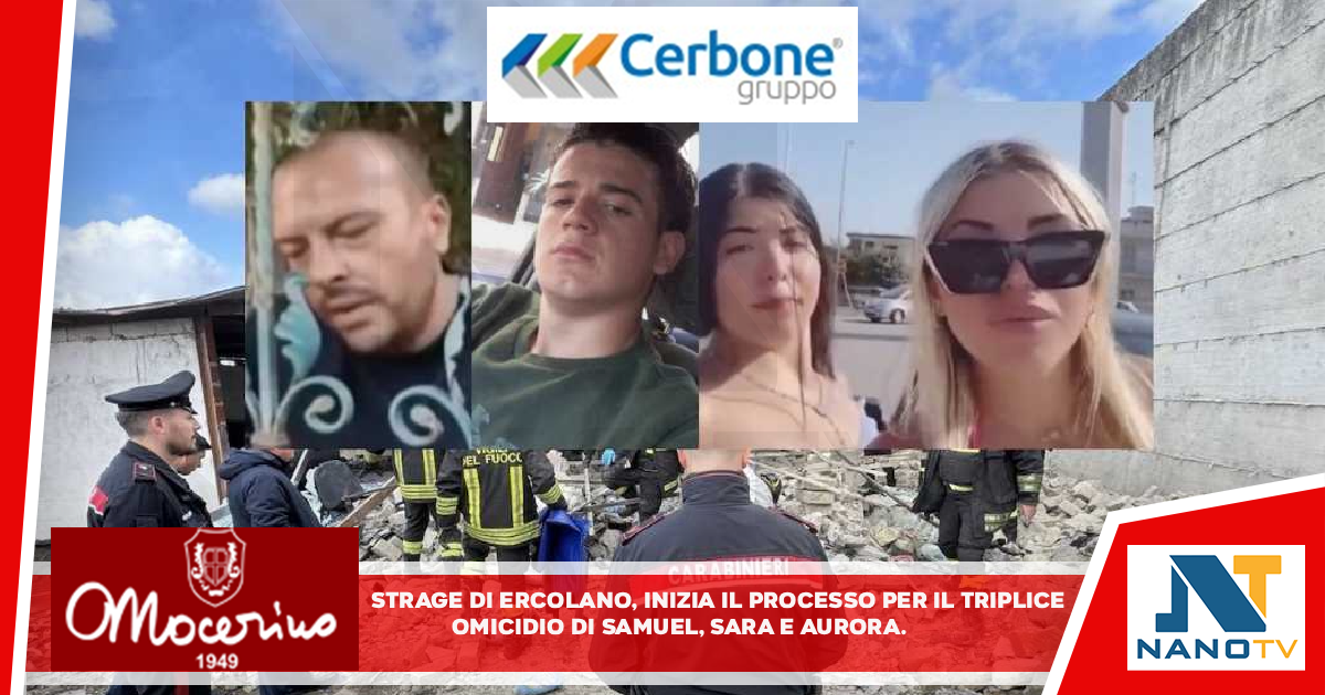 Strage di Ercolano, inizia il processo per il triplice omicidio di Samuel, Sara e Aurora