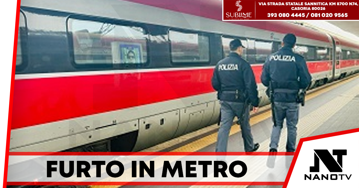 Napoli, ruba il cellulare a un’anziana nella metro: arrestato 24enne alla stazione Municipio