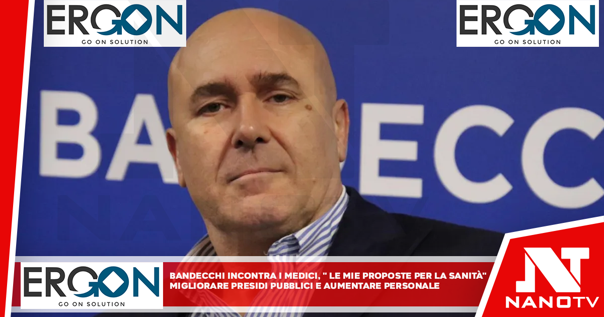Bandecchi incontra i medici, ‘le mie proposte per la sanità’ “Migliorare presidi pubblici e aumentare personale le priorità”