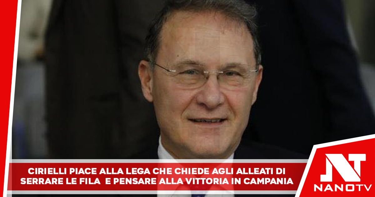 Cirielli piace alla Lega che chiede agli alleati di serrare le fila e pensare alla vittoria in Campania