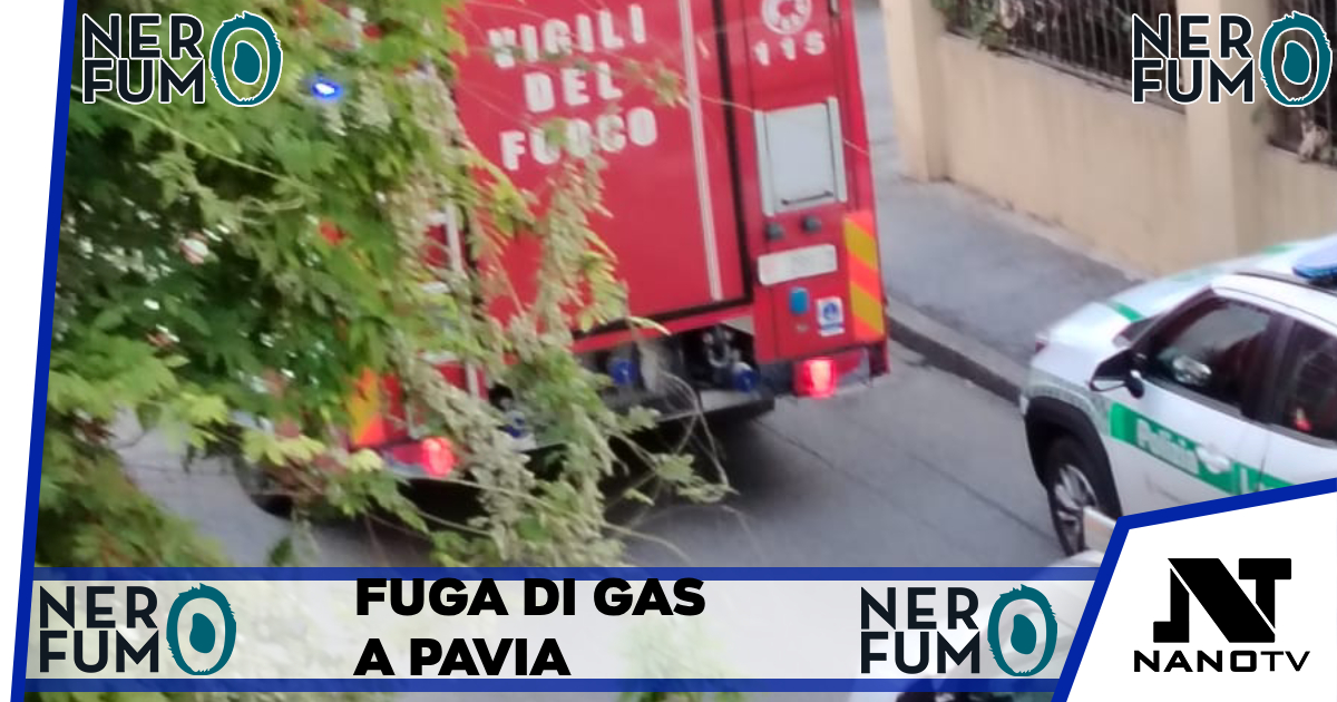 Forte perdita di gas a Pavia