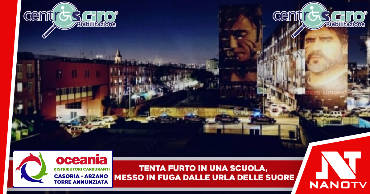 Tenta furto in una scuola, messo in fuga dalle urla delle suore A Napoli 29enne identificato e preso poco dopo dai carabinieri