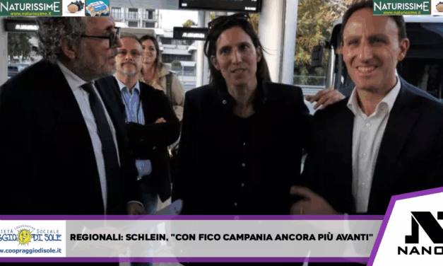 Regionali: Schlein, “con Fico Campania ancora più avanti”