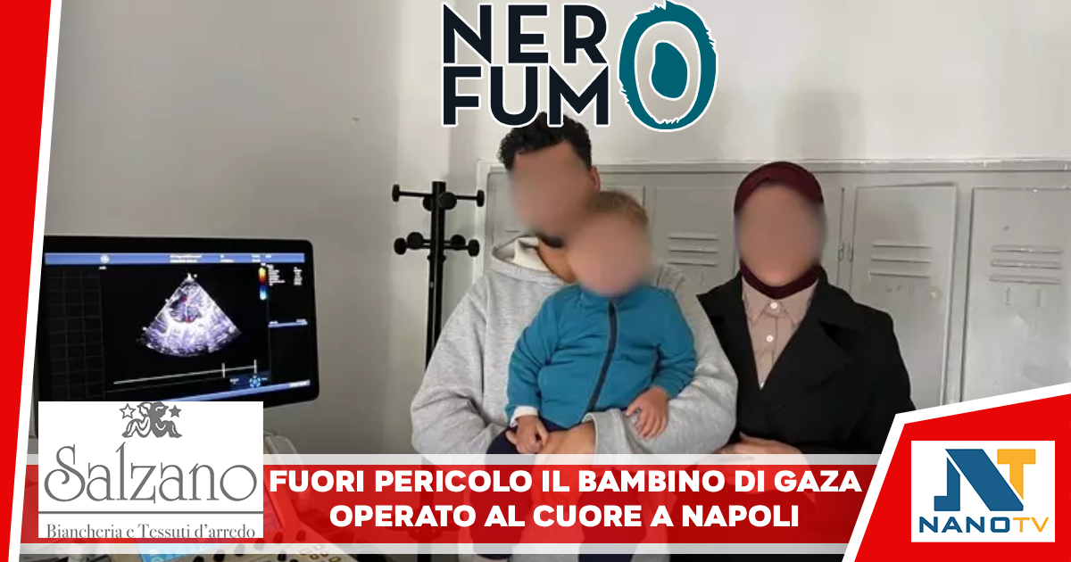 Fuori pericolo il bambino di Gaza operato al cuore a Napoli