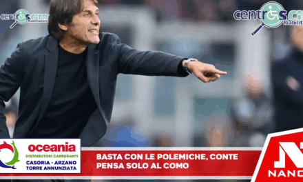 Basta con le polemiche, Conte pensa solo al Como