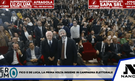 Fico e De Luca, la prima volta insieme in campagna elettorale