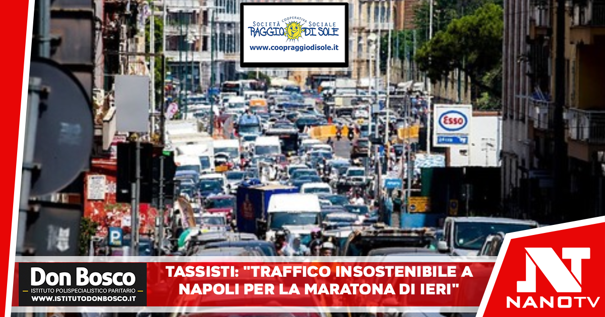 Tassisti: “Traffico insostenibile a Napoli per la maratona di ieri”