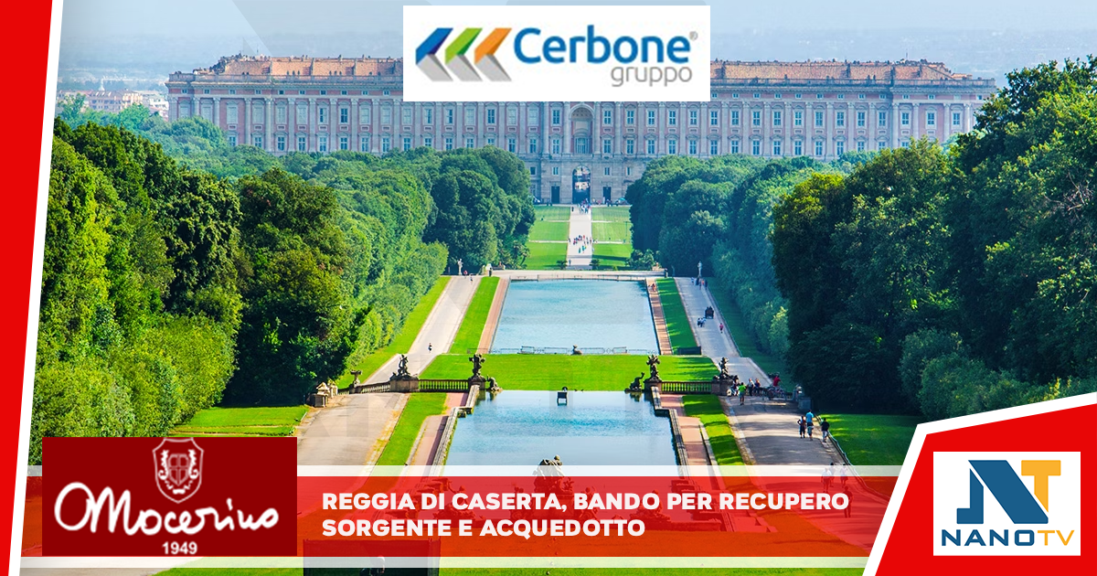 Reggia di Caserta, bando per recupero sorgenti e Acquedotto Invitalia pubblica avviso di gara per 3,3 milioni di euro