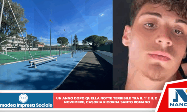 Casoria ricorda Santo Romano: il campo di calcetto del nuovo Parco dello Sport porterà il suo nome