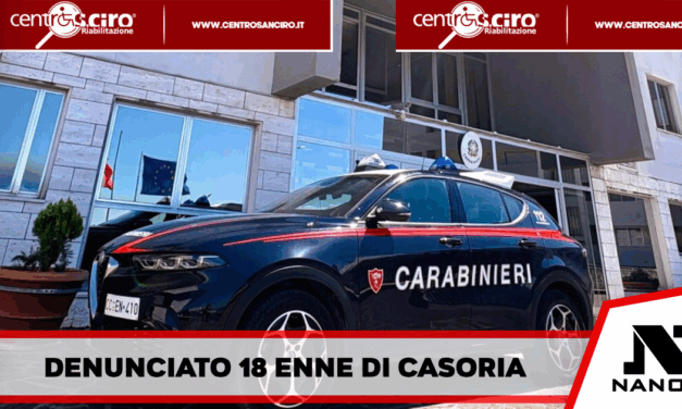 Casoria, si presenta per una notifica ma ha con sé un coltello
