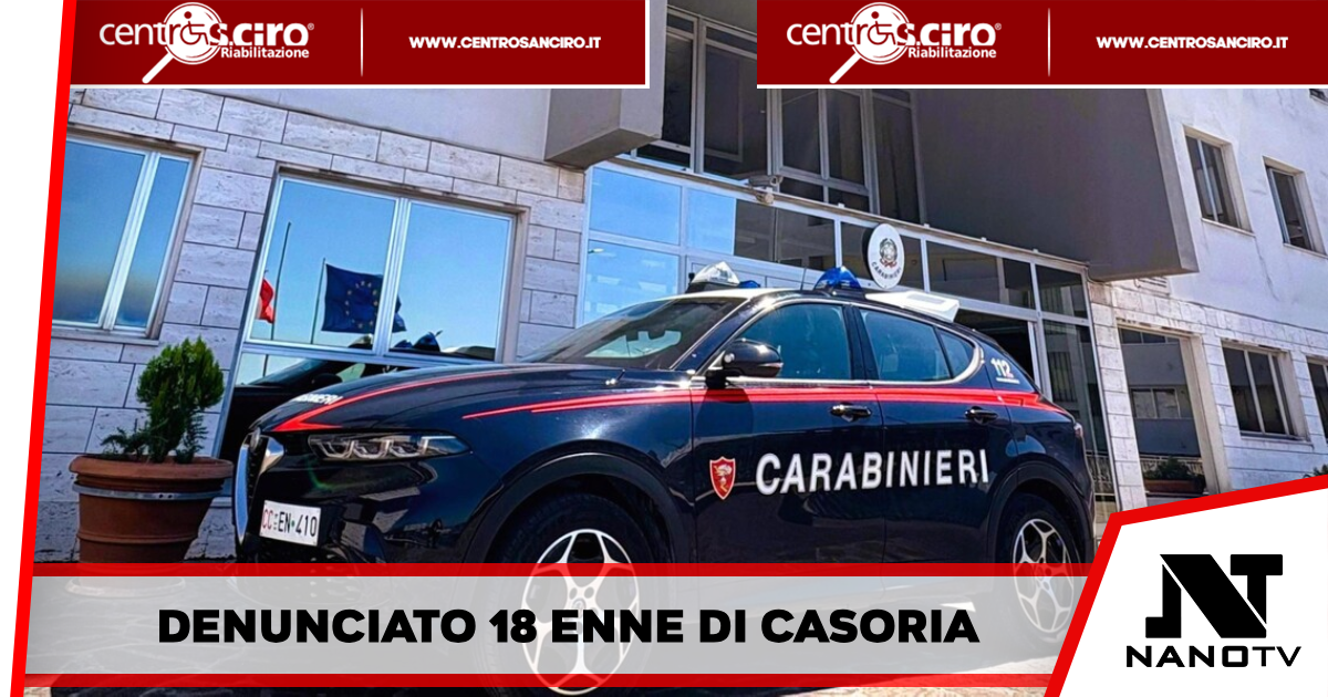 Casoria, si presenta per una notifica ma ha con sé un coltello