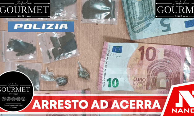 Acerra, sorpreso con la droga: arrestato 19enne dalla Polizia di Stato