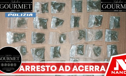 Controlli della Polizia di Stato ad Acerra. Arrestato un 44enne per droga