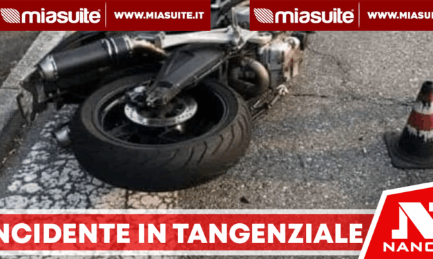 Grave incidente sulla Tangenziale di Salerno: 30enne cade dalla moto e finisce in ospedale