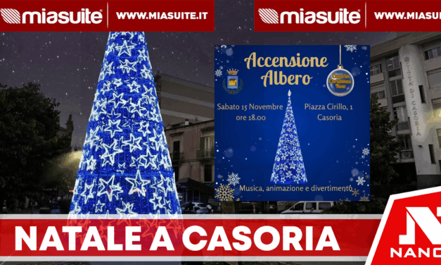 Casoria accende il Natale: luminarie e calendario eventi presentati in Piazza Cirillo
