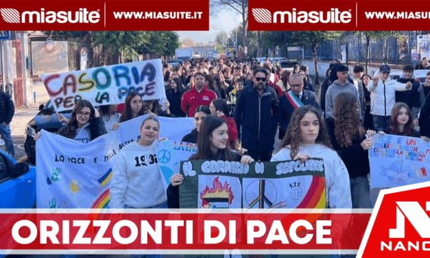 Casoria, in centinaia alla marcia “Orizzonti di Pace”: la città unita contro ogni conflitto armato