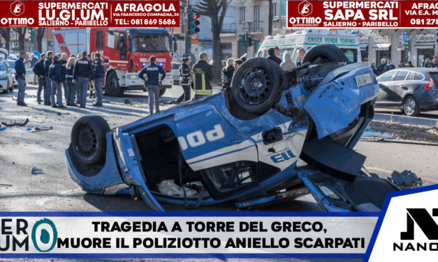 Torre del Greco, tragedia nella notte: muore il poliziotto Aniello Scarpati, gravissimo il collega