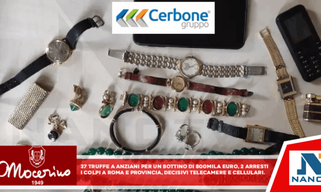 37 truffe a anziani per un bottino di 800mila euro, 2 arresti I colpi a Roma e in provincia, decisivi telecamere e cellulari