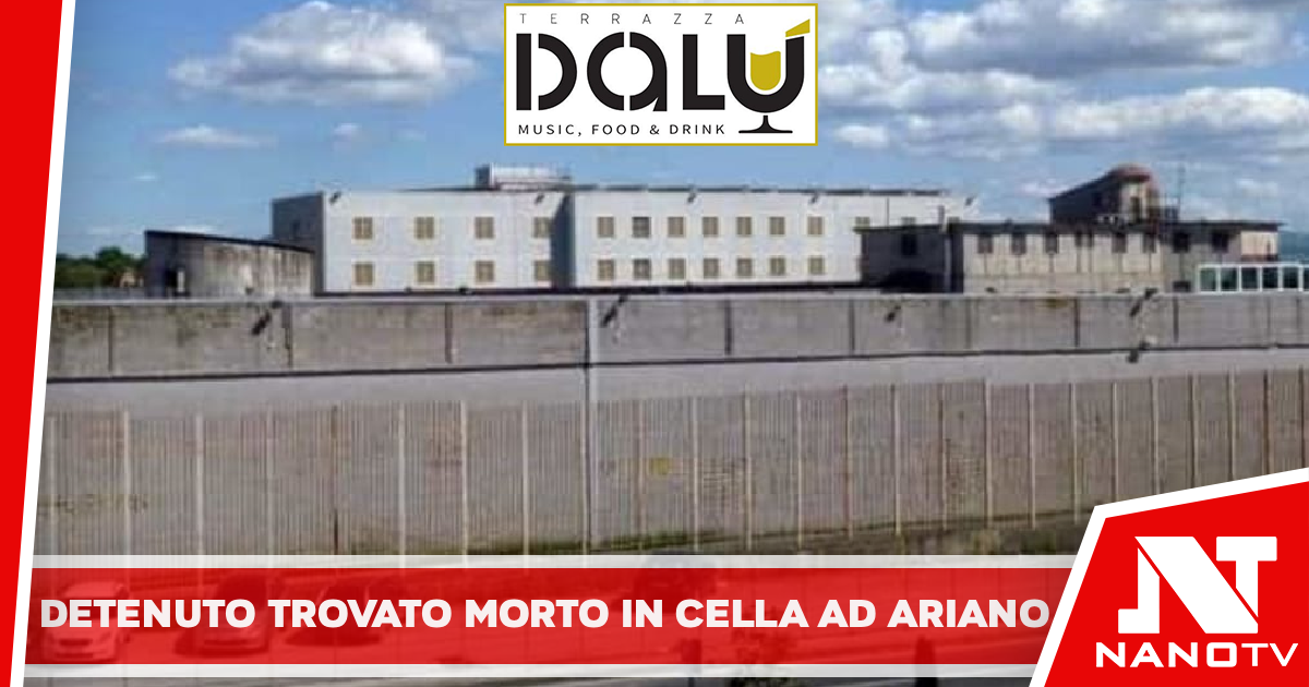 Detenuto trovato morto in cella ad Ariano Irpino
