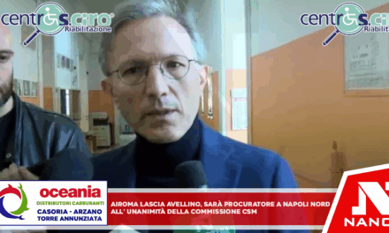 Airoma lascia Avellino, sarà procuratore a Napoli Nord Votato alla unanimità dalla Commissione Csm