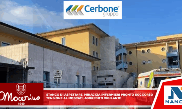 Stanco di aspettare, minaccia infermieri pronto soccorso Tensione al Moscati di Avellino, aggredito un vigilante