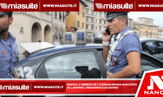 Napoli, 9 arresti in 7 comuni: droga nascosta in lavatrici, reggiseni e giardini