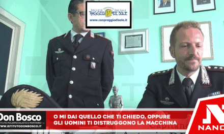 Giugliano in Campania: “O mi dai quello che ti chiedo oppure gli uomini ti distruggono la macchina”. L’estorsione con i bambini nell’auto. Carabinieri arrestano 23enne