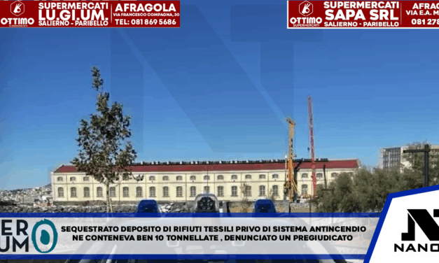 Sequestrato deposito rifiuti tessili privo sistema antincendio Ne conteneva ben 10 tonnellate, denunciato un pregiudicato
