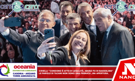 Cirielli, ‘condono è atto di legalità, abuso fu di Bassolino’ ‘Le parole del ministro Tajani non sono una frenata ma apertura’
