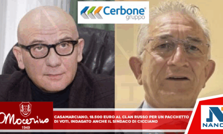 Casamarciano, 18,500 euro al clan Russo per un pacchetto di voti. Indagato anche il sindaco di Cicciano