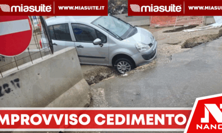 Maltempo, voragine lungo via Appia: coinvolte quattro auto