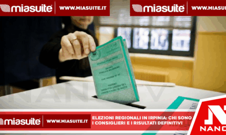 Elezioni regionali in Irpinia: chi sono i consiglieri eletti e i risultati definitivi.