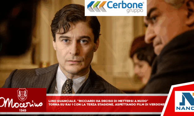 Lino Guanciale, ‘Ricciardi ha deciso di mettersi a nudo’ Torna su Rai1 con la terza stagione, aspettando film di Verdone