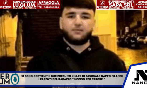 Si sono costituiti i due presunti killer di Pasquale Nappo, 18 anni. I parenti del ragazzo: “Ucciso per errore”