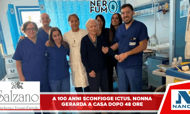 A 100 anni sconfigge ictus, nonna Gerarda a casa dopo 48 ore