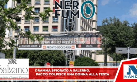 Dramma sfiorato a Salerno: pacco colpisce una donna alla testa