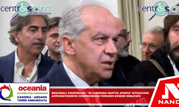 Regionali: Piantedosi, “in Campania partita aperta” ‘Situazioni apparentemente compromesse possono essere ribaltate’