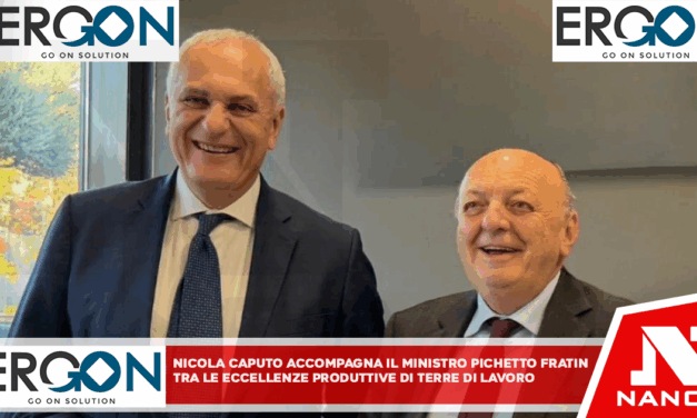 NICOLA CAPUTO ACCOMPAGNA IL MINISTRO PICHETTO FRATIN TRA LE ECCELLENZE PRODUTTIVE DI TERRA DI LAVORO