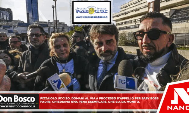 Pizzaiolo ucciso, domani al via processo d’appello per baby boss Padre: “Chiediamo una pena esamplare, che sia da monito”
