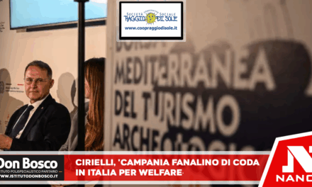 Cirielli, ‘Campania fanalino di coda in Italia per welfare’