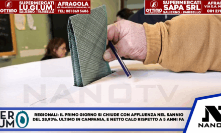 Regionali, il primo giorno si chiude con un’affluenza nel Sannio del 28,93%: ultima in Campania e netto calo rispetto a 5 anni fa