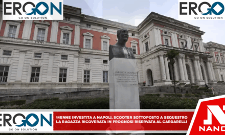 14enne investita a Napoli, scooter sottoposto a sequestro La ragazza ricoverata in prognosi riservata al Cardarelli