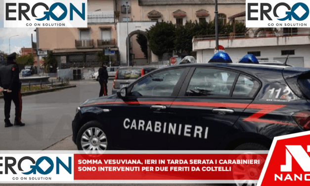 *SOMMA VESUVIANA*Ieri in tarda serata i carabinieri sono intervenuti nel parco San Sossio per due feriti.