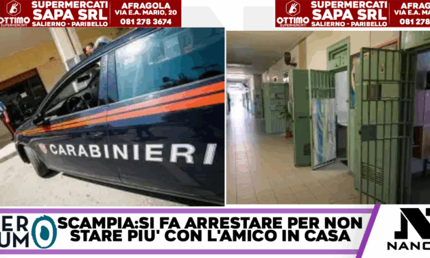 Napoli”É meglio che vado in carcere altrimenti qui finisce male”