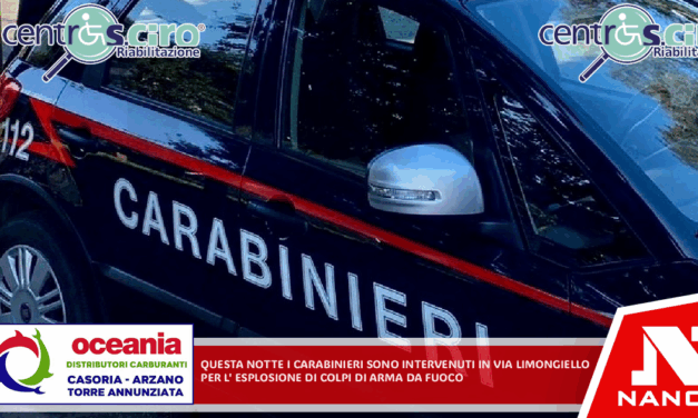 Questa notte i carabinieri del nucleo radiomobile di Napoli e della PMZ Centro sono intervenuti in vico Limongiello per l’esplosione di colpi d’arma da fuoco.